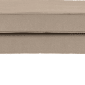 Skammel/puf WOOOD Rodeo, khakigrøn velour, H45ÃB84ÃD54 cm